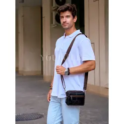 Сумка на пояс Ruff Ryder, через плечо маленькая кожаная