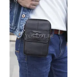 Сумка через плечо, на пояс Ruff Ryder маленькая из натуральной кожи