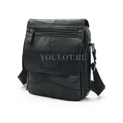 Сумка мужская через плечо Ryff Ryder с клапаном из натуральной кожи