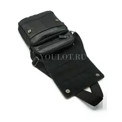 Сумка мужская через плечо Ryff Ryder с клапаном из натуральной кожи