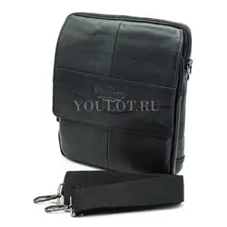 Мужская сумка через плечо из натуральной кожи Ruff Ryder