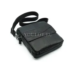 Мужская сумка через плечо из натуральной кожи Ruff Ryder