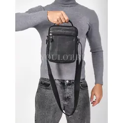 Сумка мужская через плечо, барсетка из натуральной кожи Ryff Ryder