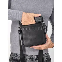 Сумка мужская через плечо, барсетка из натуральной кожи Ryff Ryder