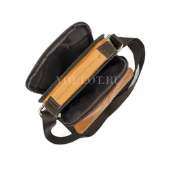 Сумка мужская через плечо, барсетка с ручкой кожаная Ryff Ryder