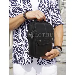 Сумка мужская на плечо из натуральной кожи Ryff Ryder