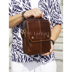 Сумка мужская на плечо из натуральной кожи Ryff Ryder