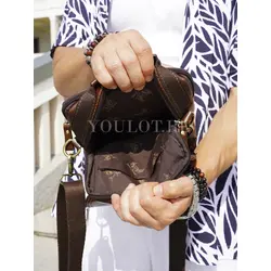 Сумка мужская на плечо из натуральной кожи Ryff Ryder