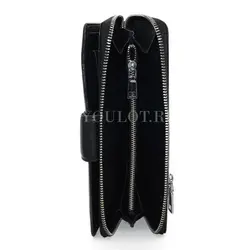 Мужской клатч Briefcase из натуральной кожи, черный