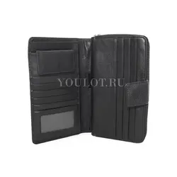 Мужской клатч Briefcase из натуральной кожи, черный