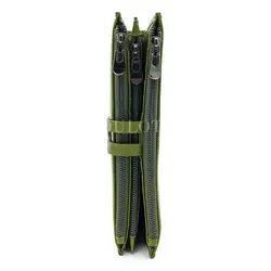 Кошелек женский Briefcase для денег и документов зеленый