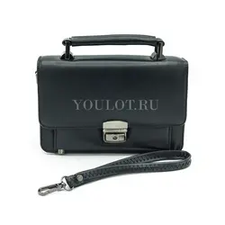 Барсетка мужская на плечо Briefcase черная