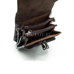 Барсетка мужская вертикальная Briefcase с ручкой и ремнем