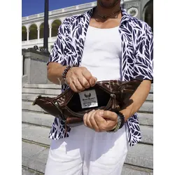 Бананка через плечо Ruff Ryder, сумка на пояс из натуральной кожи