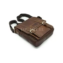 Сумка мужская через плечо большая из натуральной кожи Ryff Ryder