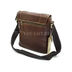 Сумка мужская через плечо большая из натуральной кожи Ryff Ryder