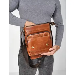 Сумка кожаная мужская на плечо Ryff Ryder