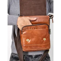 Сумка кожаная мужская на плечо Ryff Ryder