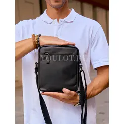 Сумка мужская через плечо, барсетка из натуральной кожи Ryff Ryder