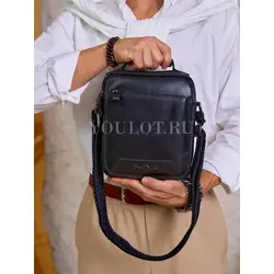 Сумка мужская через плечо из натуральной кожи комфорт Ruff Ryder