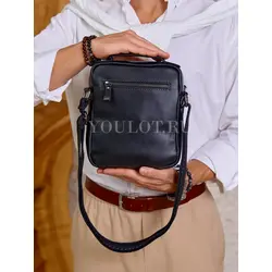 Сумка мужская через плечо из натуральной кожи комфорт Ruff Ryder