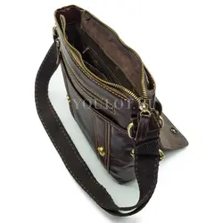 Сумка мужская через плечо большая из натуральной кожи Ryff Ryder