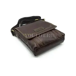 Сумка мужская через плечо большая из натуральной кожи Ryff Ryder