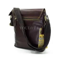 Сумка мужская через плечо большая из натуральной кожи Ryff Ryder