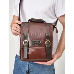 Мужская сумка через плечо Ryff Ryder из 100% натуральной кожи