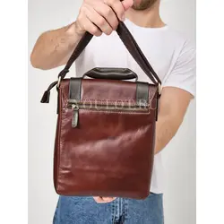 Мужская сумка через плечо Ryff Ryder из 100% натуральной кожи