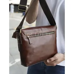 Кожаная мужская сумка Ryff Ryder через плечо для города