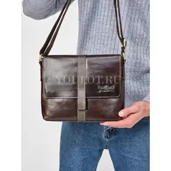 Сумка мужская Ryff Ryder через плечо кожаная Old Money