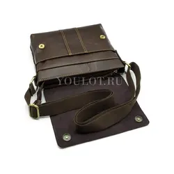 Сумка мужская кожаная с регулируемым ремнём Ryff Ryder