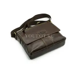 Сумка мужская кожаная с регулируемым ремнём Ryff Ryder