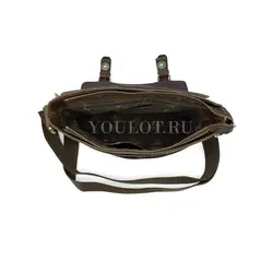 Сумка мужская через плечо Ryff Ryder кожаная на застежках