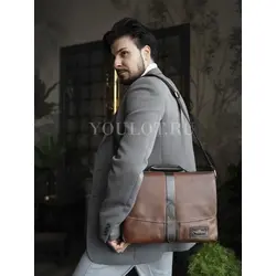 Портфель для документов Ruff Ryder, сумка из натуральной кожи Old Money