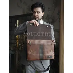 Портфель для документов Ruff Ryder, сумка из натуральной кожи Old Money