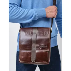 Сумка мужская кожаная через плечо Ryff Ryder для города