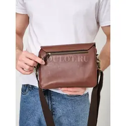 Сумка мужская кожаная через плечо Ryff Ryder на каждый день