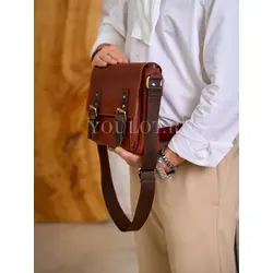 Сумка мужская Ryff Ryder кожаная через плечо стильная