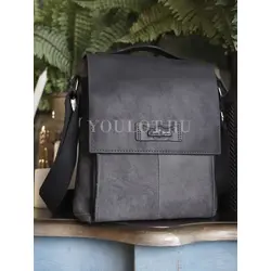 Сумка мужская через плечо Ruff Ryder натуральная кожа классика