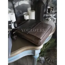 Кожаная сумка мужская Ruff Ryder с плечевым ремнём