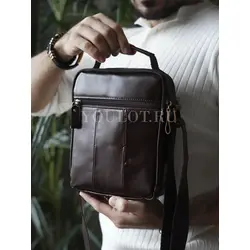 Сумка мужская Ryff Ryder кожаная на плечо для работы
