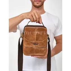 Сумка мужская кожаная для ношения через плечо Ryff Ryder