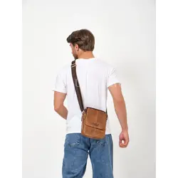 Сумка мужская кожаная для ношения через плечо Ryff Ryder