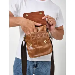 Сумка мужская кожаная для ношения через плечо Ryff Ryder