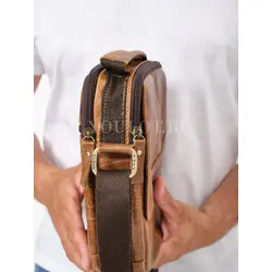 Сумка мужская кожаная для ношения через плечо Ryff Ryder