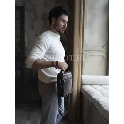 Кожаная сумка мужская Ryff Ryder для документов и телефона