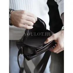 Кожаная сумка мужская Ryff Ryder для документов и телефона