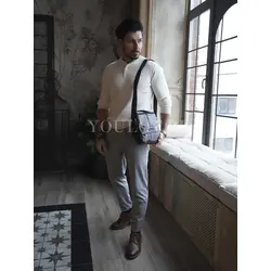 Кожаная сумка мужская Ryff Ryder для документов и телефона